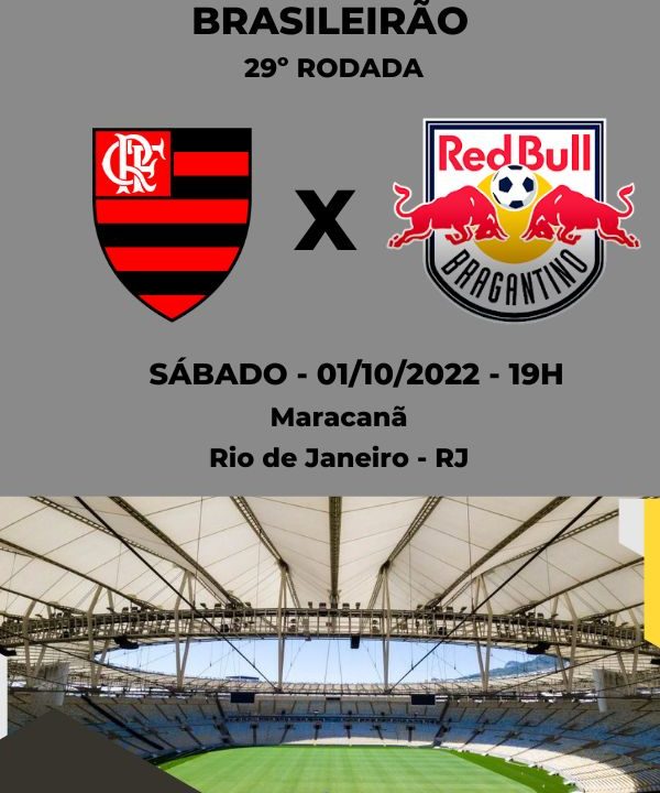 AO VIVO: assista a Red Bull Bragantino x Flamengo com o Coluna do