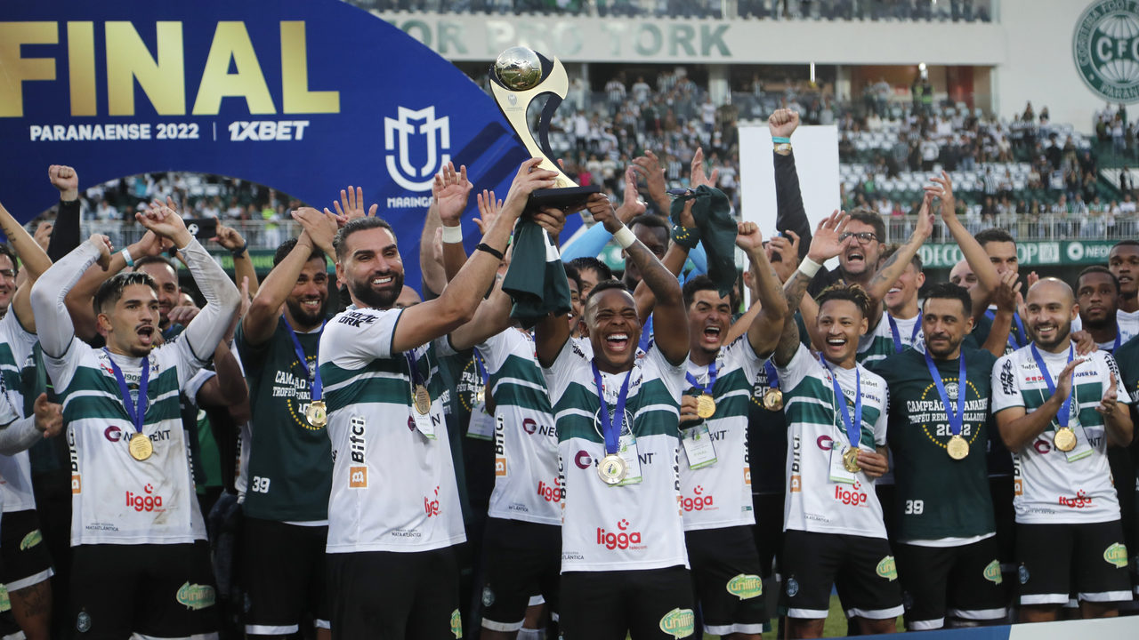 Coritiba venceu o Estadual em 2022.