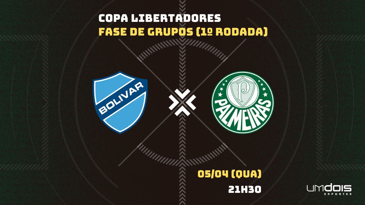 Palmeiras x Bolívar hoje, veja horário e onde assistir ao vivo