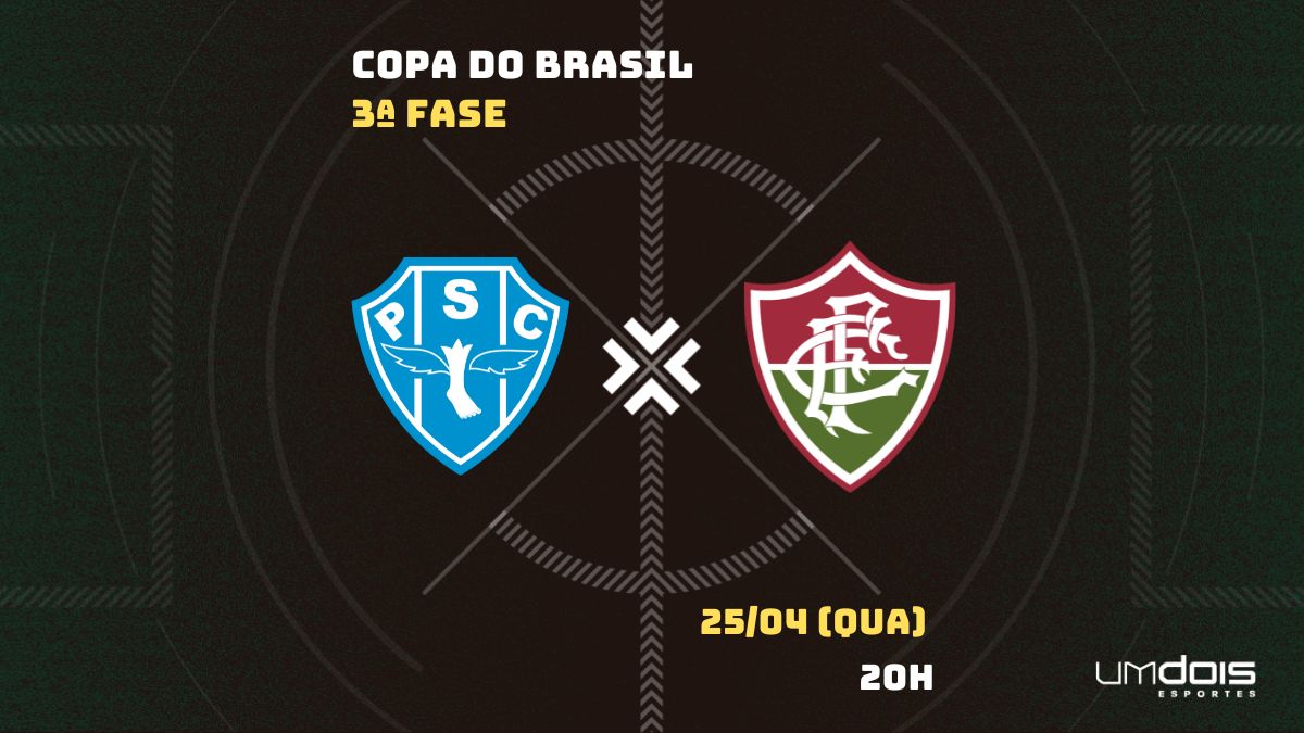Paysandu x Fluminense: Escalações prováveis, como assistir, data e horário