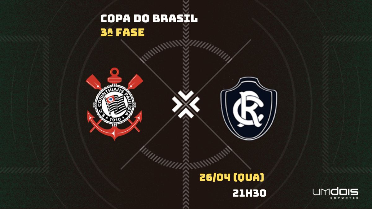 Remo x Corinthians: saiba onde assistir jogo da Copa do Brasil