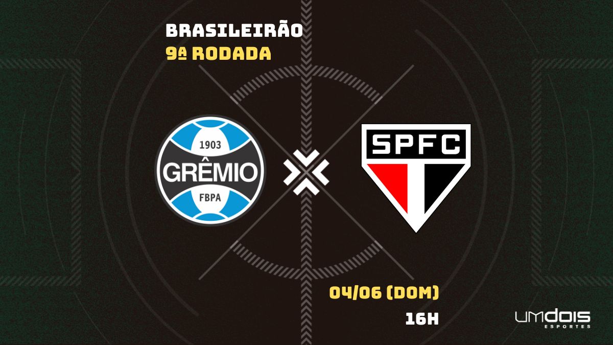 Grêmio x São Paulo: onde assistir o jogo do Brasileirão
