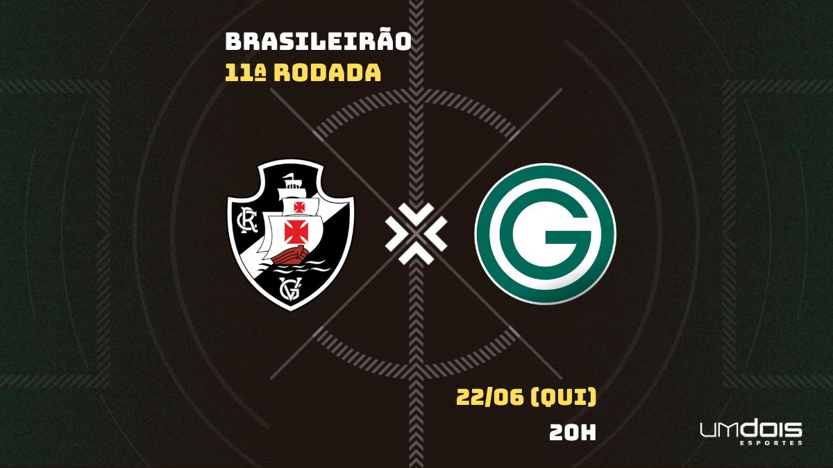 Vasco x Goiás: Escalações prováveis, como assistir, data e horário