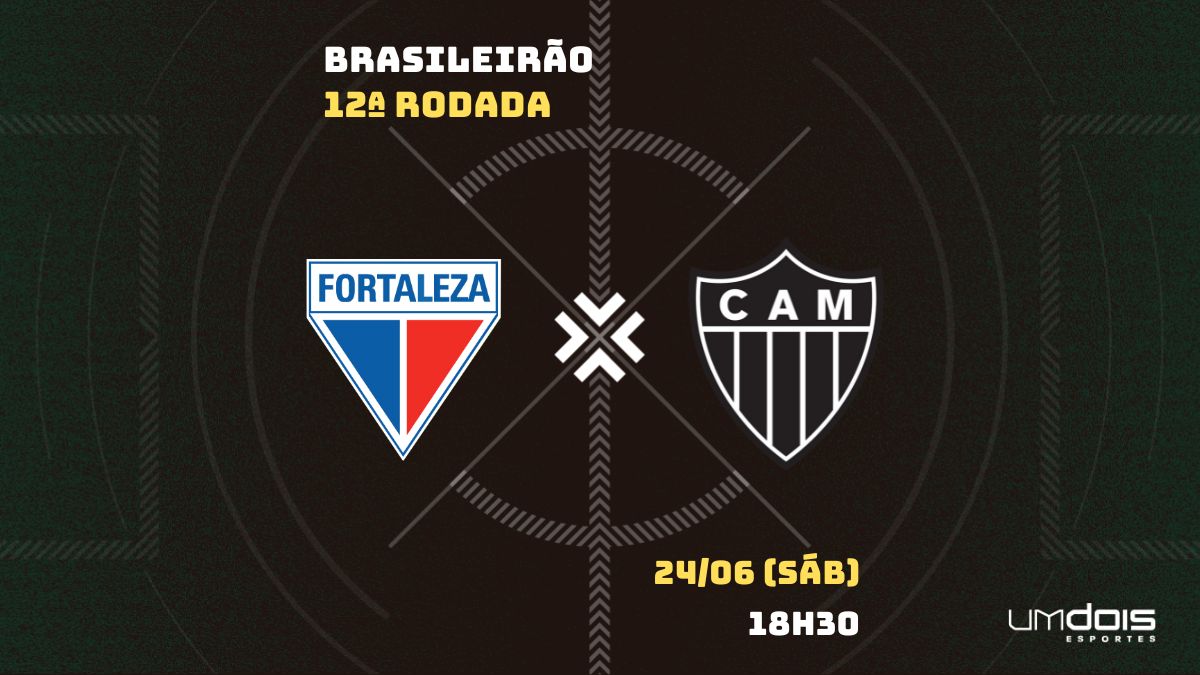 Fortaleza x Atlético-MG: Escalações prováveis, como assistir, data e horário