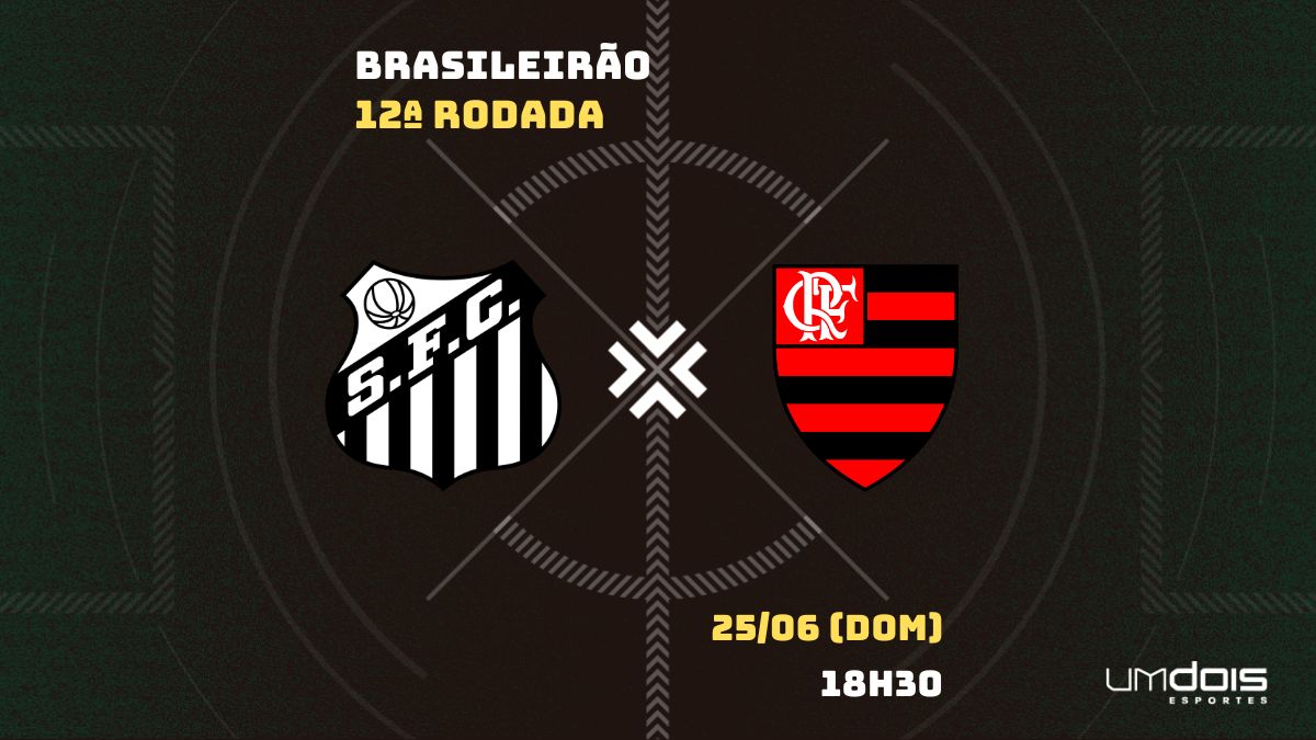 Onde assistir ao vivo Santos x Flamengo – Brasileirão Série A - 25