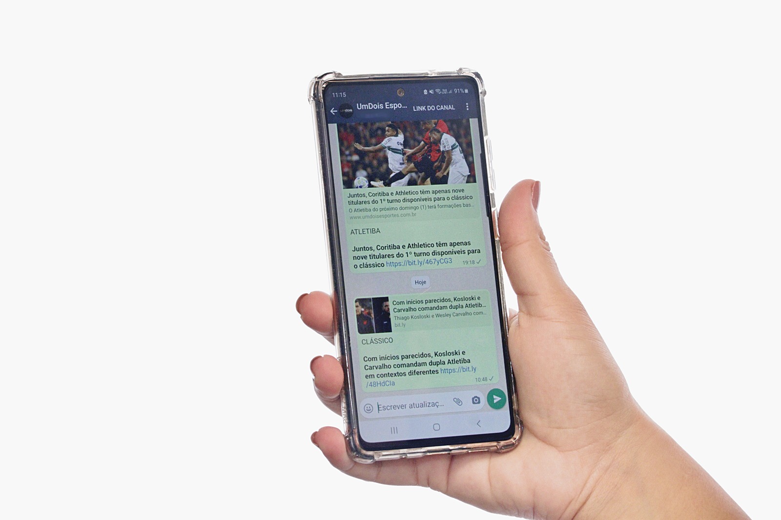 Receba as notícias mais quentes do esporte no canal do UmDois no WhatsApp