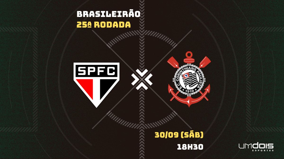 São Paulo x Corinthians: onde assistir, escalações e horário do jogo pelo  Brasileirão