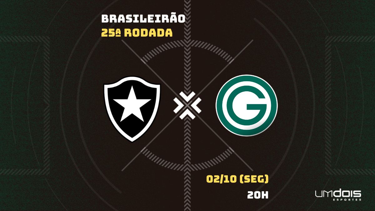 Botafogo x Goiás: onde assistir ao vivo, horário e escalações do