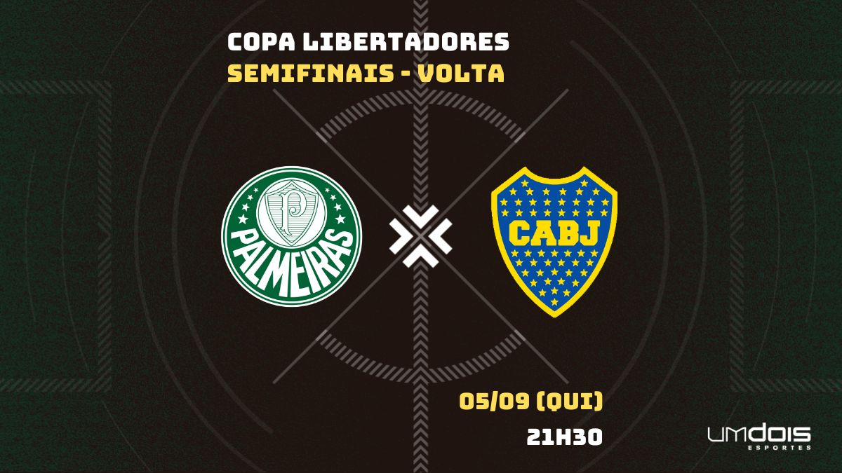 Boca Juniors x Palmeiras ao vivo: onde assistir à semifinal da