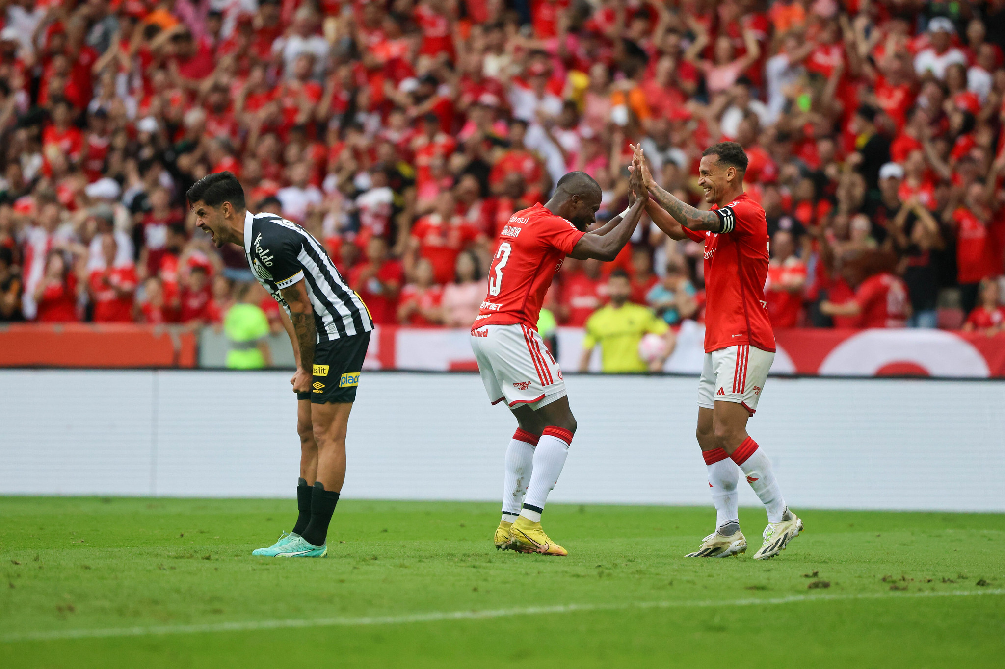 Final de jogo. O Santos é derrotado - Santos Futebol Clube