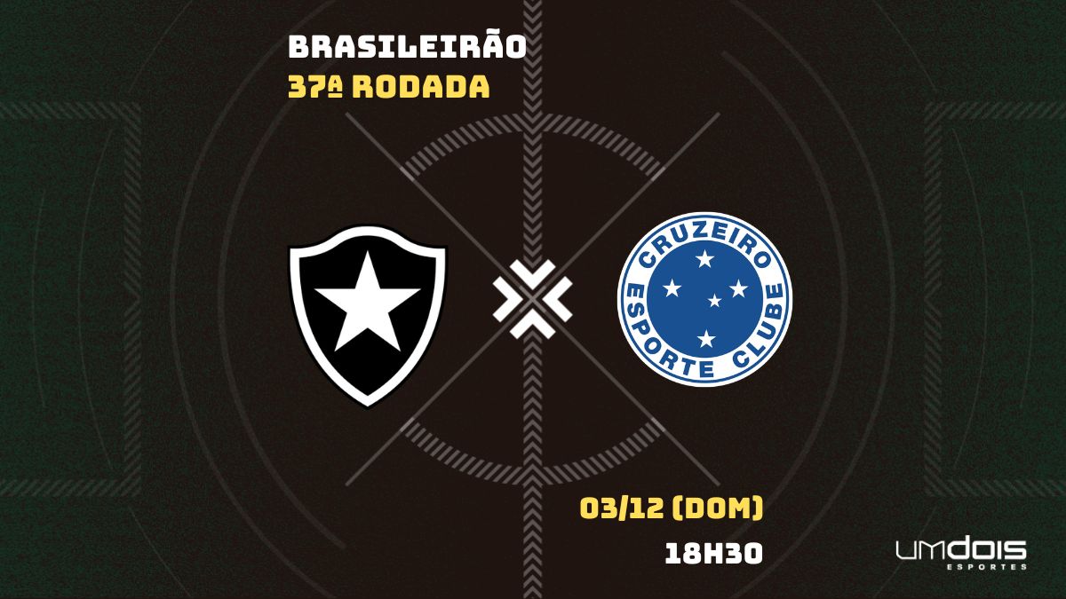 Cruzeiro x Botafogo ao vivo e online, onde assistir, que horas é, escalação  e mais do Brasileirão