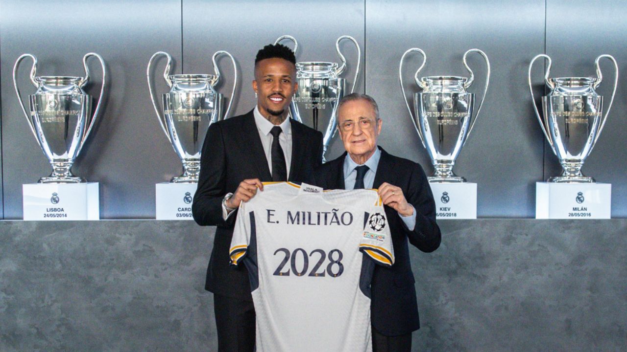 Éder Militão extends contract with Real Madrid until 2028