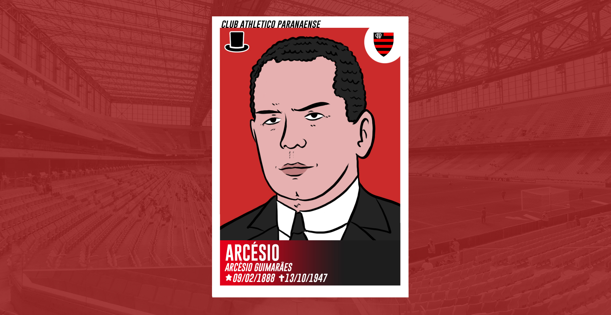 Arcésio Guimarães, o primeiro presidente