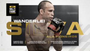 Wanderlei Silva entra para o Hall da Fama do UFC