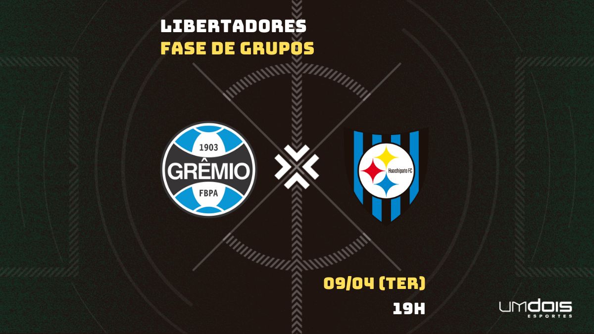  Grêmio x Huachipato: escalações prováveis, como assistir, data e horário 