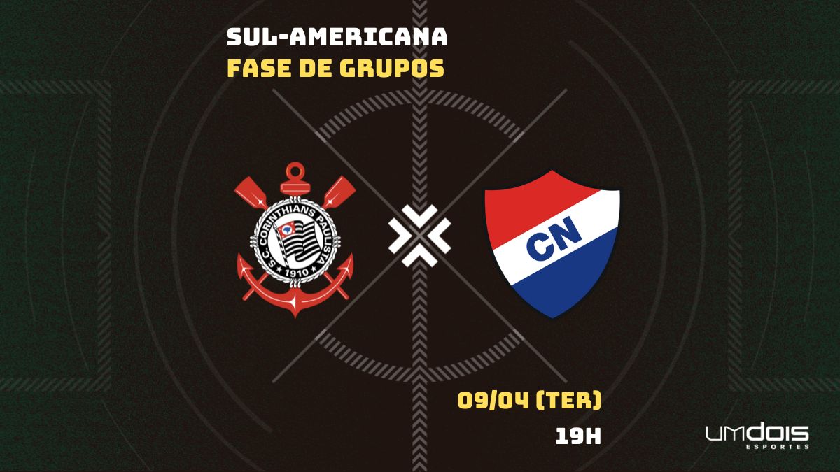  Corinthians x Nacional-PAR: escalações prováveis, como assistir, data e horário 