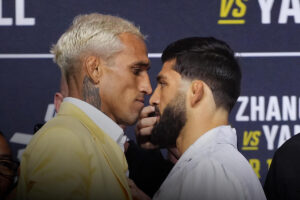 Clima quente nas encaradas antes do UFC 300; veja o vídeo