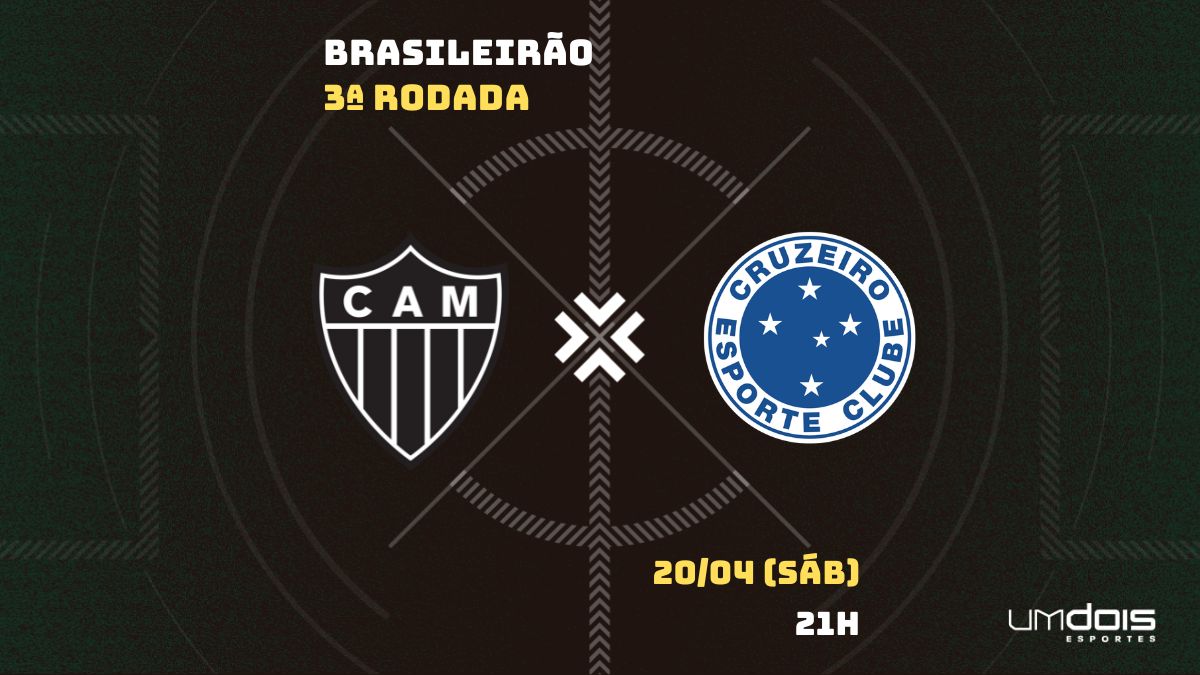  Atlético-MG x Cruzeiro: escalações prováveis, como assistir, data e horário 