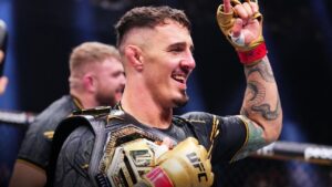 UFC 304: Aspinall mantém título interino e desafia Jon Jones por cinturão