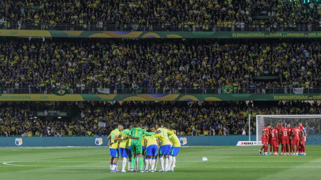 Brasil x Equador no Couto Pereira, em 2024. Foto: Lucas Gabriel Cardoso/AGIF/Icon Sport.