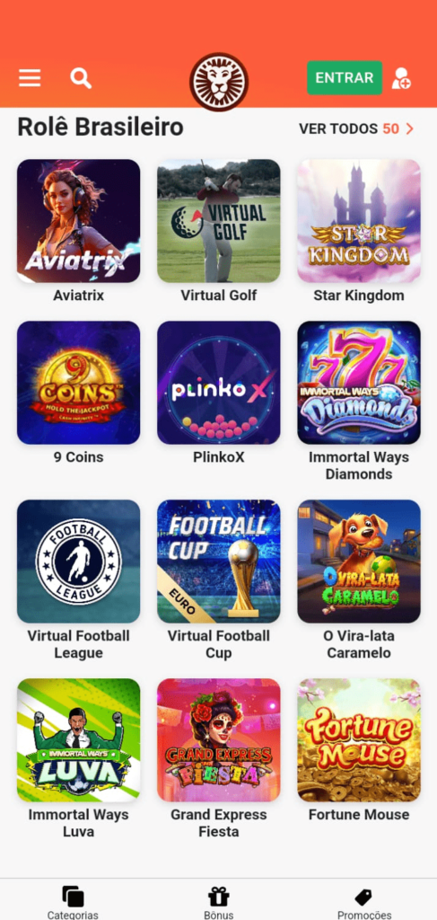 LeoVegas jogos