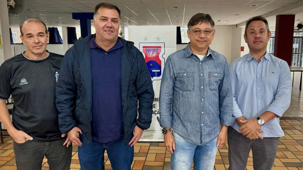 Arion França, Helton Caron, Ailton Barbosa e Alessandro Kishino, nova gestão do Paraná