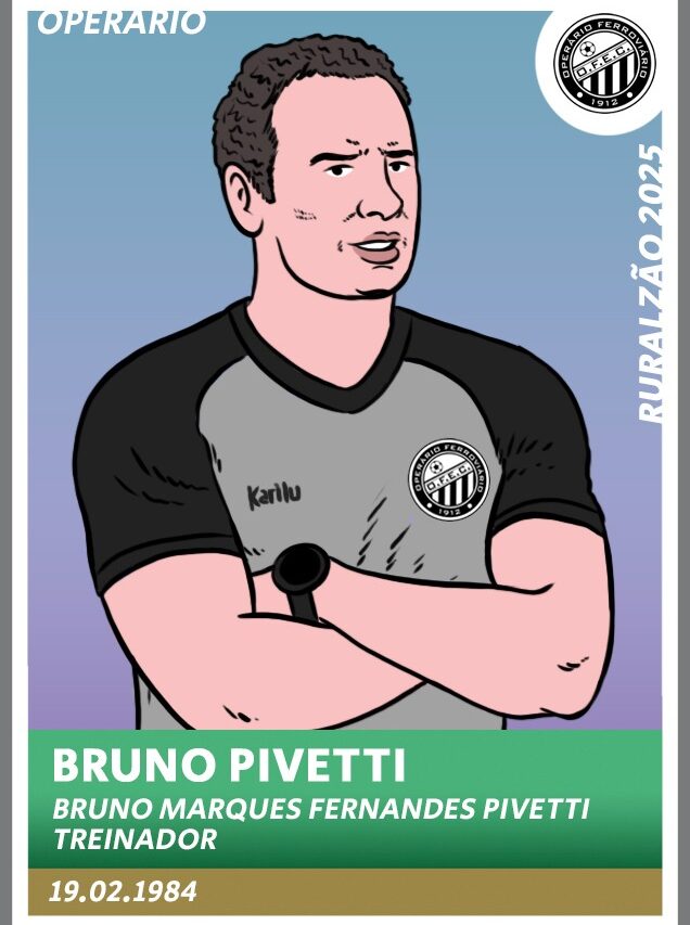 Campeonato Paranaense Bruno Pivetti figurinha