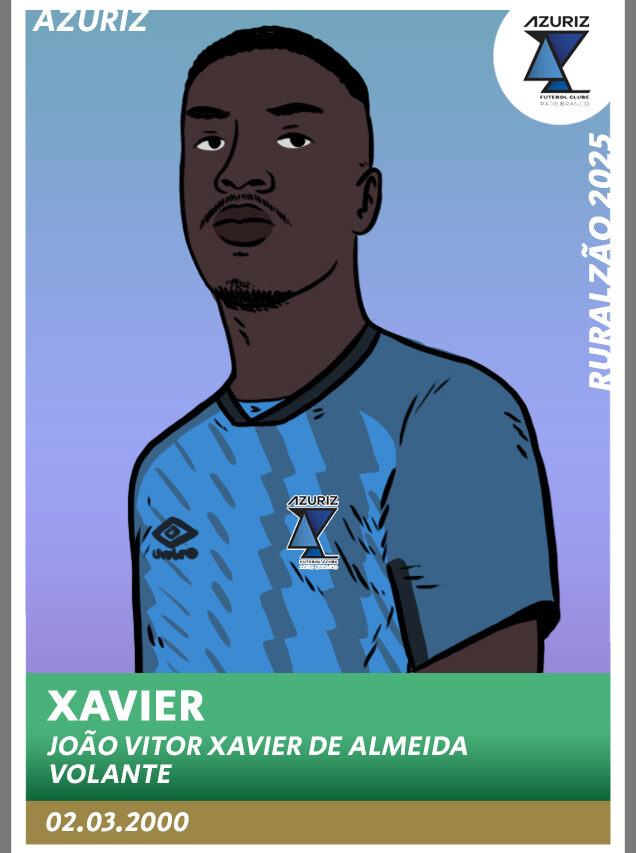 Campeonato Paranaense Xavier figurinha Azuriz