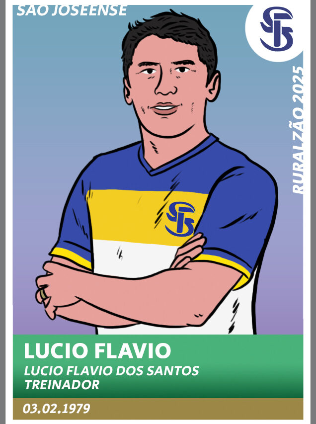 Guia Paranaense 2025 - figurinha Lucio Flavio São Joseense