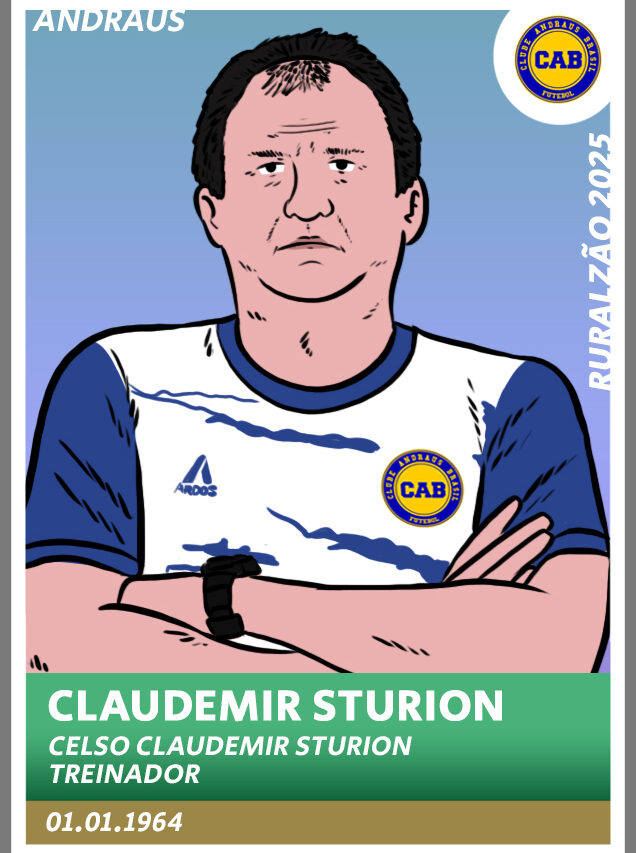 Guia Paranaense 2025 - figurinha Claudemir Sturion Andraus