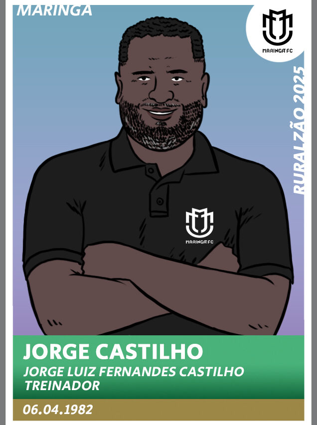 Campeonato Paranaense 2025 - figurinha Jorge Castilho Maringá