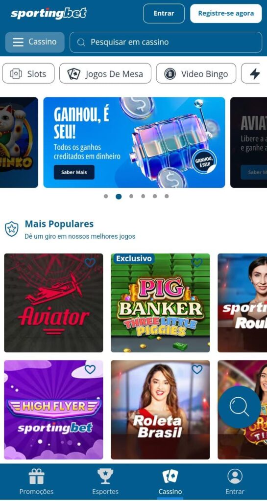 Sportingbet melhores cassinos