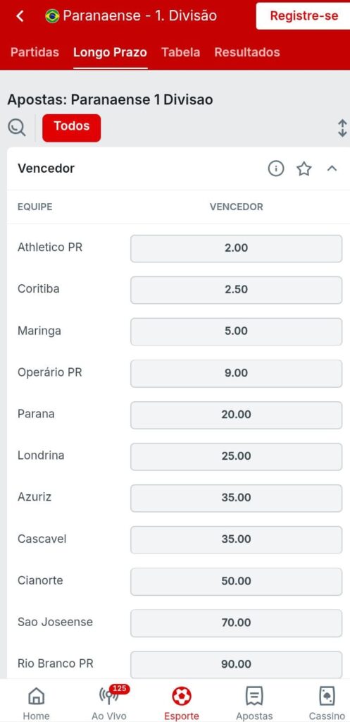 Superbet - Campeonato Paranaense