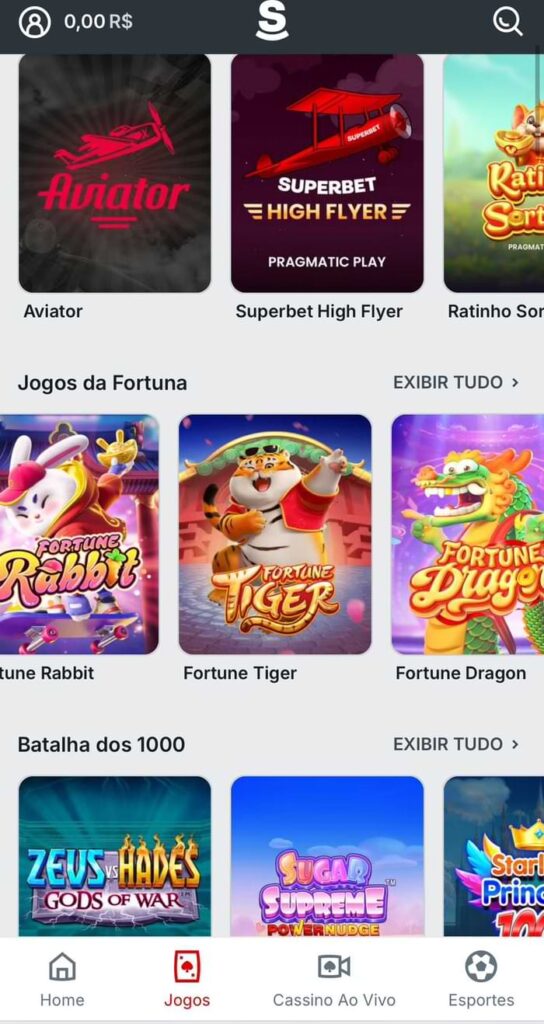Cassino da Superbet com Fortune Tiger