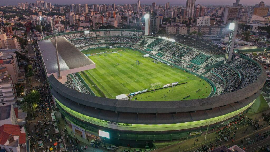 Couto Pereira, estádio do Coritiba. Foto: Divulgação/Coritiba