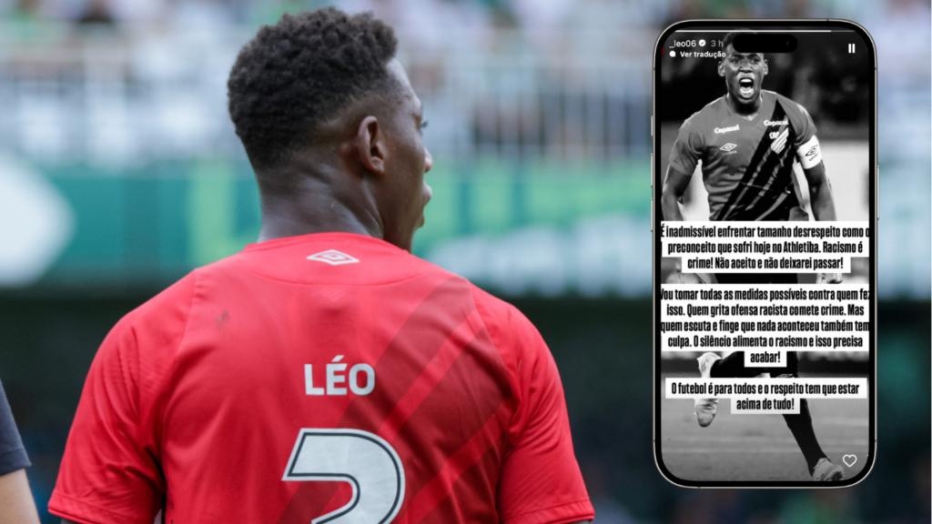 Léo Pelé desabafou sobre racismo sofrido no Atletiba