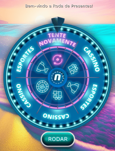 Roda de presentes Novibet