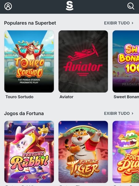 Jogos do cassino da Superbet