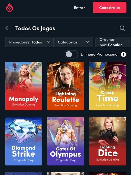 Jogos de apostas disponíveis na Blaze