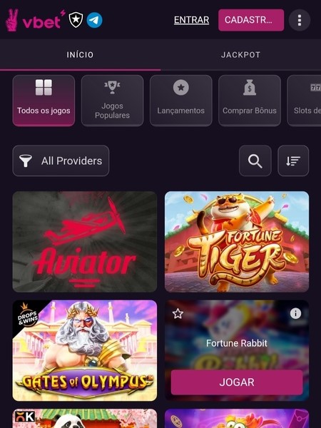 Jogos de aposta disponíveis na Vbet
