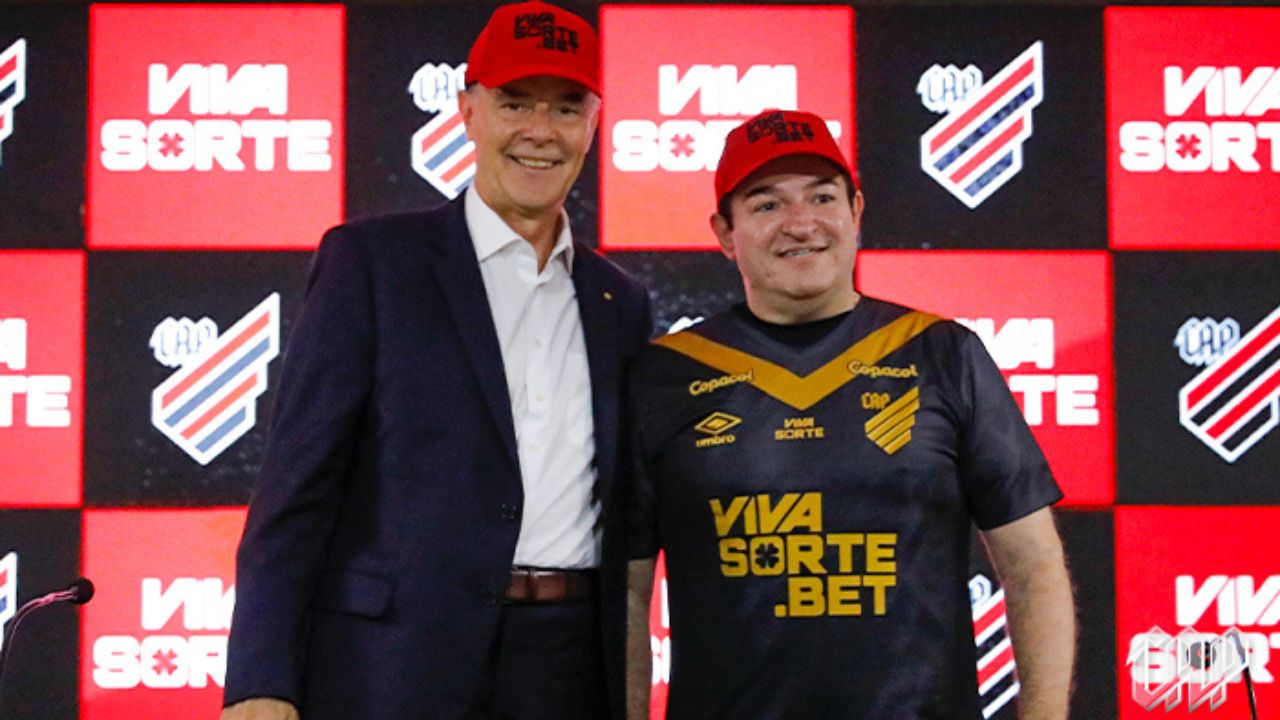 Küster representou o Athletico em evento de nova patrocinadora