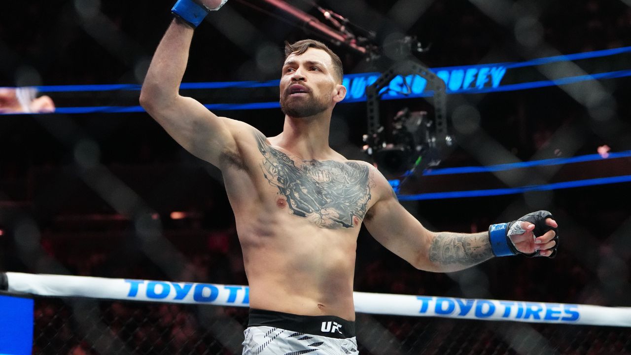 Maurício Ruffy no UFC 313. Foto: Icon sport
