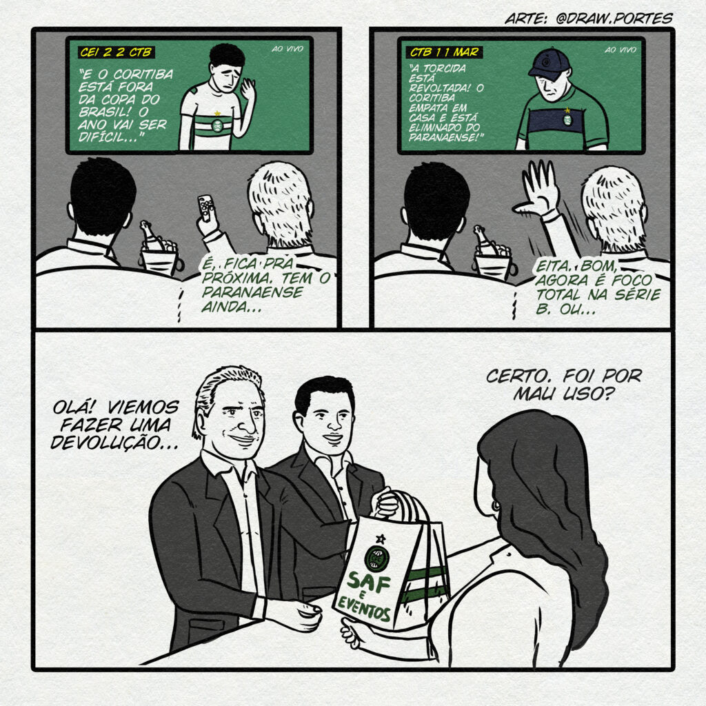 Coritiba SAF Charge Roberto Justus e Bruno D'Ancona