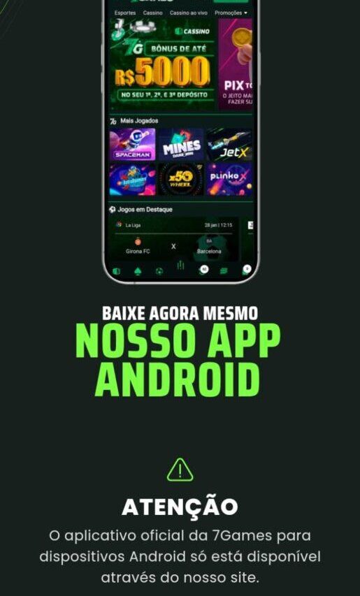 Download do aplicativo Android da 7Games.BET