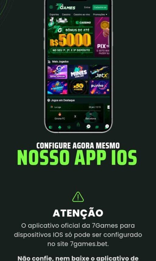Download do aplicativo Apple da 7Games.BET