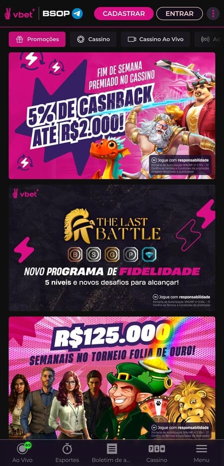 Bônus da Vbet