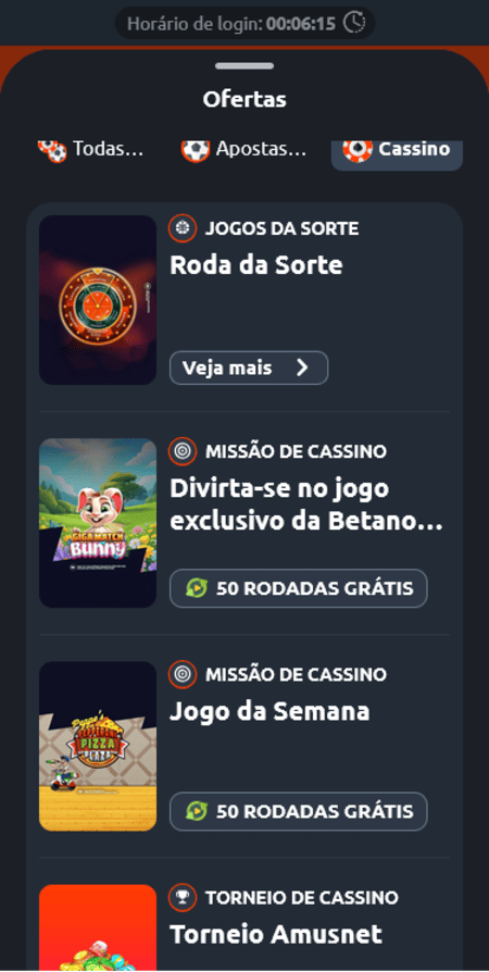 Giros gratis na Betano