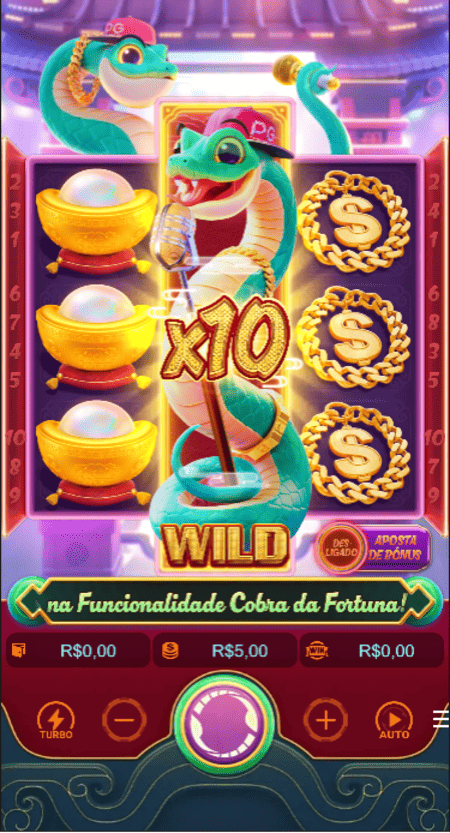 Tela inicial do Fortune Snake