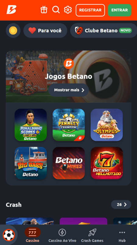 Jogo da bombinha na Betano