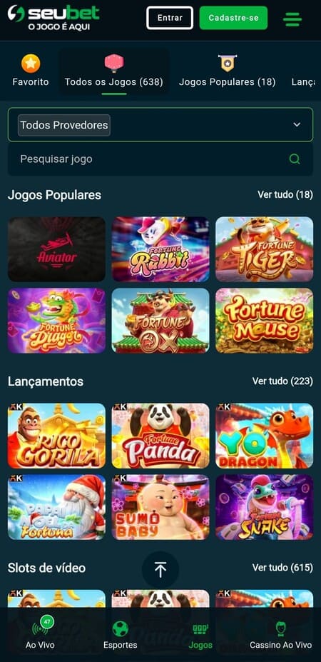 Melhores Slots na F12